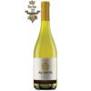 Rượu Vang Chile Aliwen Reserva trắng khi nhìn sẽ thấy có màu vàng hấp dẫn. Rượu mang hương vị của vang mềm