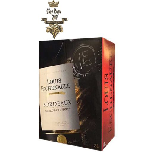 Vang Bịch Luis Eschenauer Bordeaux 3L là dòng vang bịch được đánh giá cao về chất lượng, mà giá cả rất phải chăng