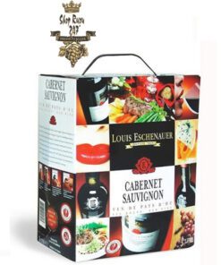 Rượu vang bịch Louis Eschenauer Cabernet Sau 5L có mẫu mã đẹp, đặc trưng, uống ngon, hợp khẩu vị đối với người tiêu dùng
