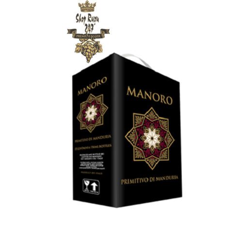 Rượu Vang bịch Ý Manoro BIB 3000ml có nồng độ 13,5% thuộc loại vang Italy. Nó mang trong mình một màu đỏ đậm