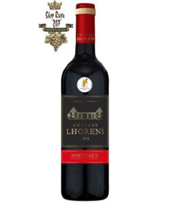 Rượu Vang Đỏ Bordeaux Cht Lhorens Cuir Med 2016 khi nhìn sẽ thấy có màu đỏ đậm sâu. Rượu mang hương thơm của các loại quả nhiệt đới