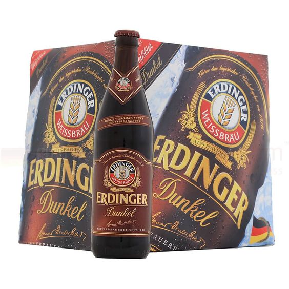 Bia Erdinger Weibbier 5.3% chai 500 ml- Bia đen
