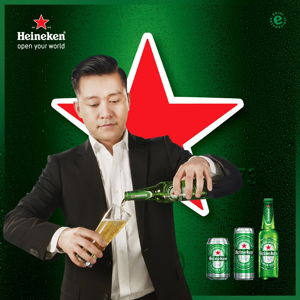 Bia Heineken 5% lon 500ml