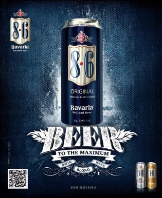 Bia Bavaria Premium 8,9% lon 500ml