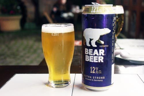 Bia Bear beer 12% lon 500ml 