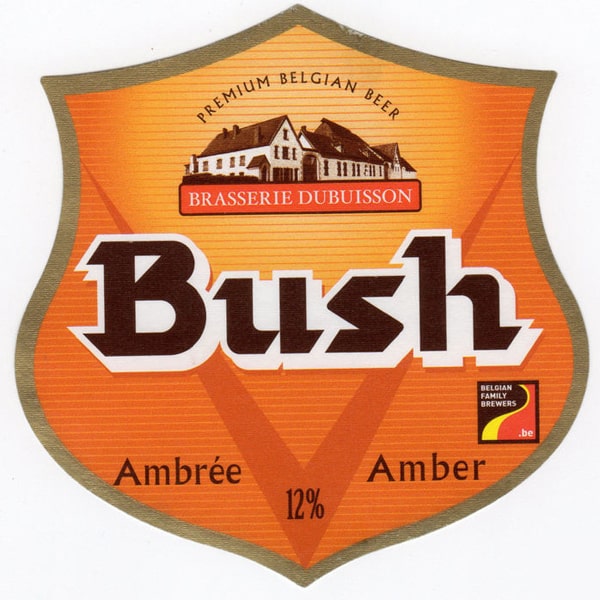 Bia Bush Amber Triple 12% chai 330 ml