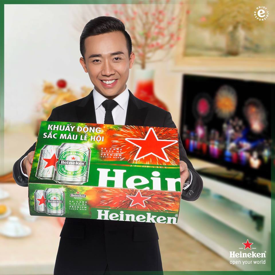 Bia Heineken 5% lon 330 ml