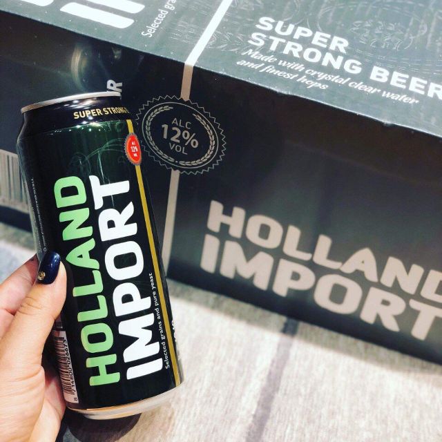 Bia Holland Import 12% lon 500 ml