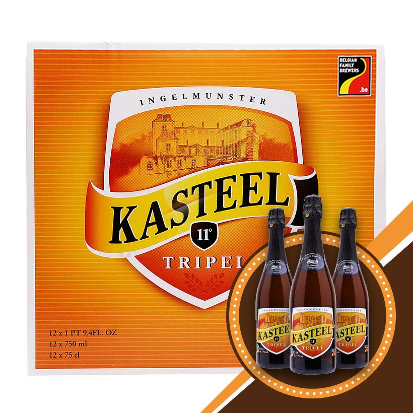 Bia Kasteel Triple 11% chai 750 ml