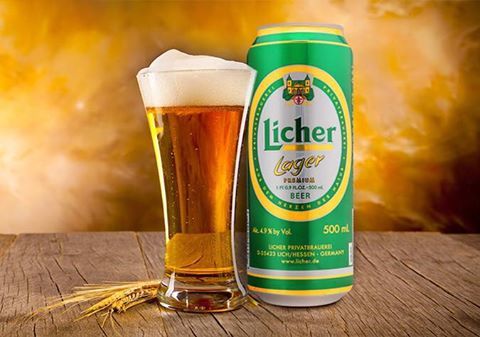 Bia Licher 5% lon 500 ml