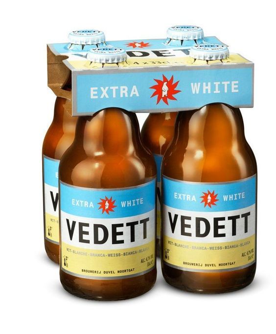 Bia Vedett Extra White 4.7% chai 330ml