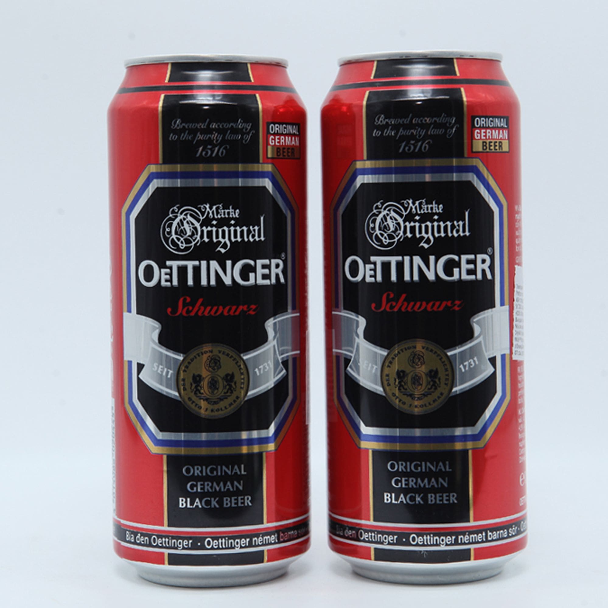 Bia đen Oettinger 4,9% lon 500ml