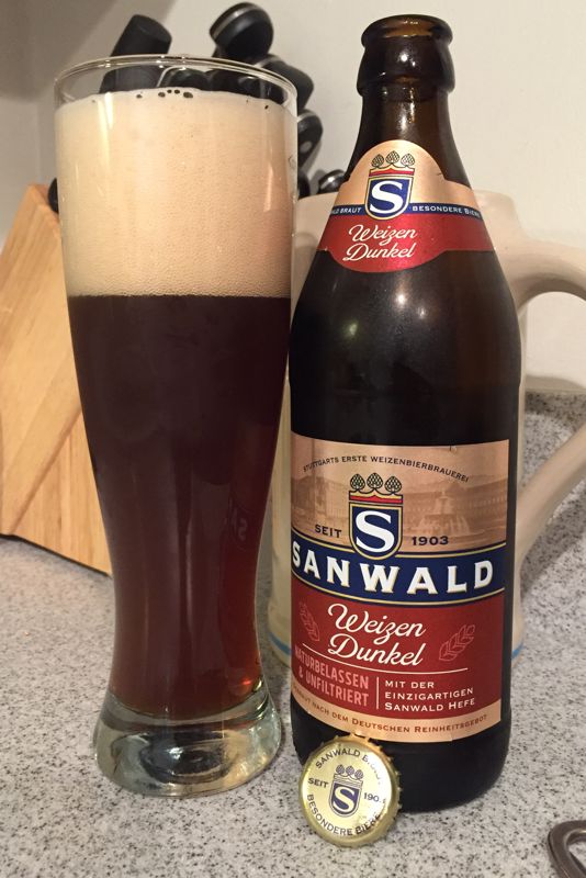 Bia Sanwald  Weizen Dunkel 5% 500 ml