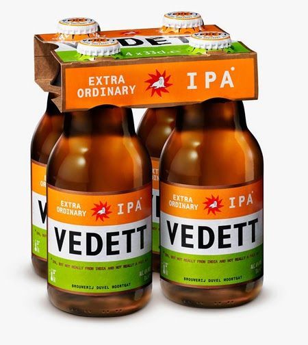 Bia Vedett IPA Extra Ordinary 5.5% chai 330ml