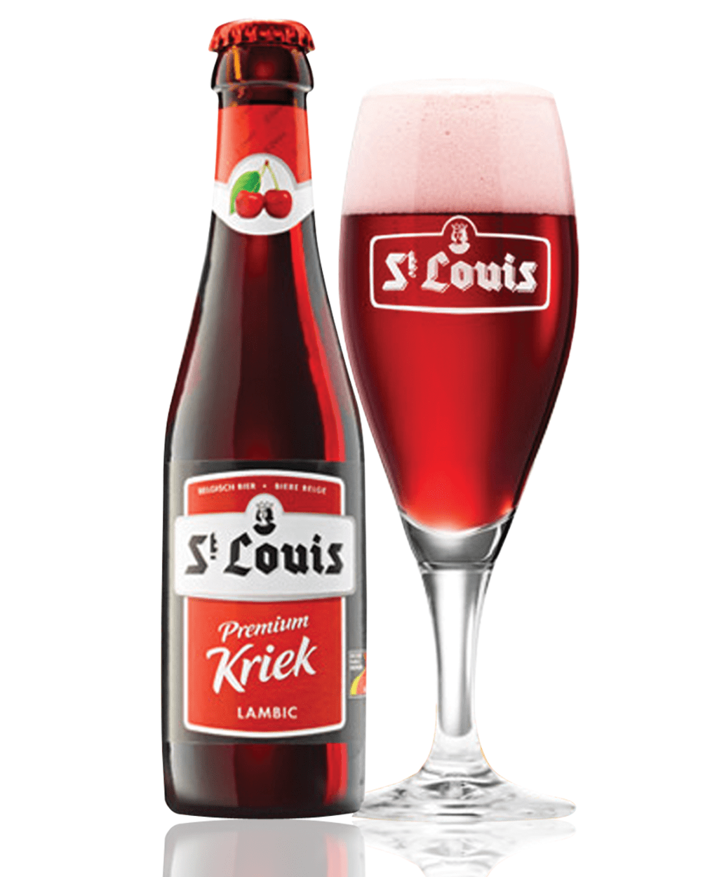 Bia St Louis Premium Kriek 3,2% chai 250ml