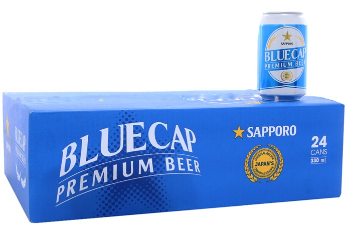 Bia Blue Cap 4,5% lon 330ml