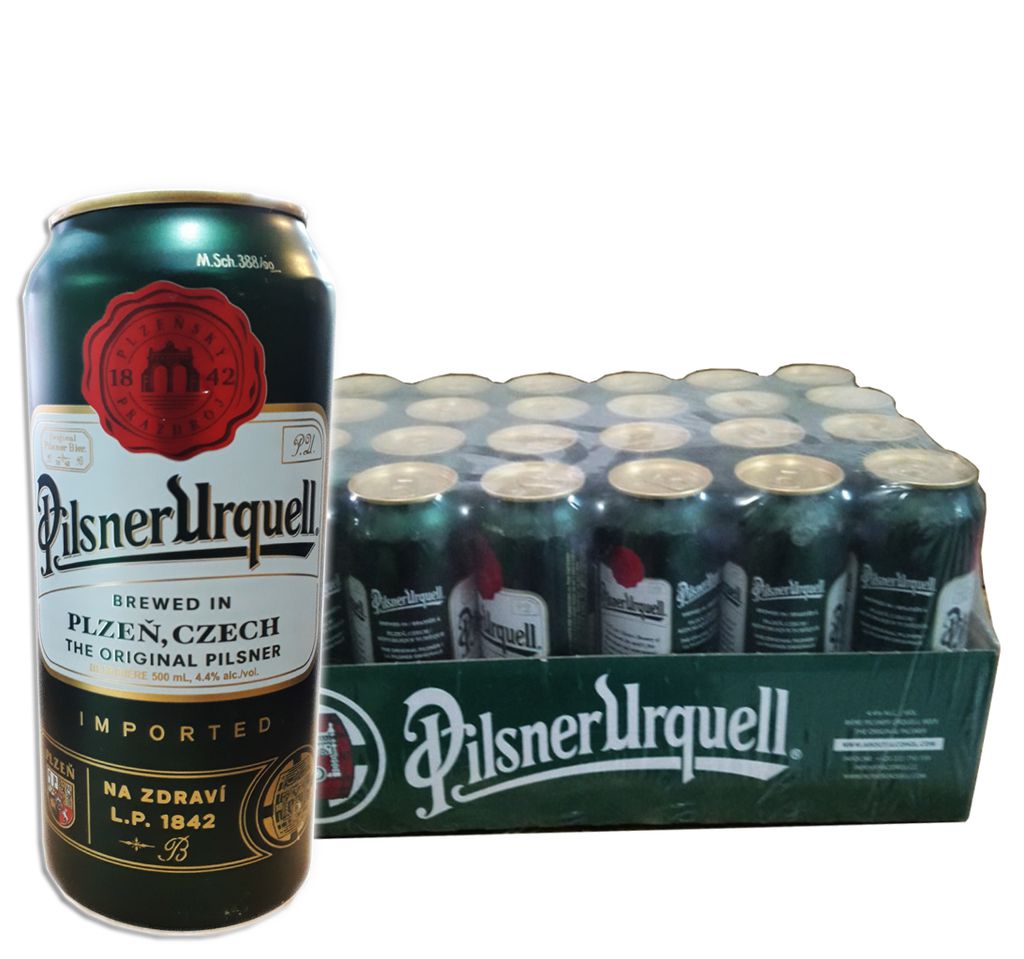 Bia Pilsner Urquell 4,4% lon 500ml