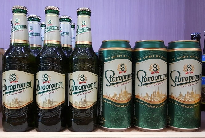 Bia Staropramen 5% lon cao 500ml