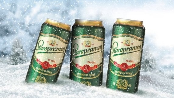 Bia Staropramen 5% lon 500ml