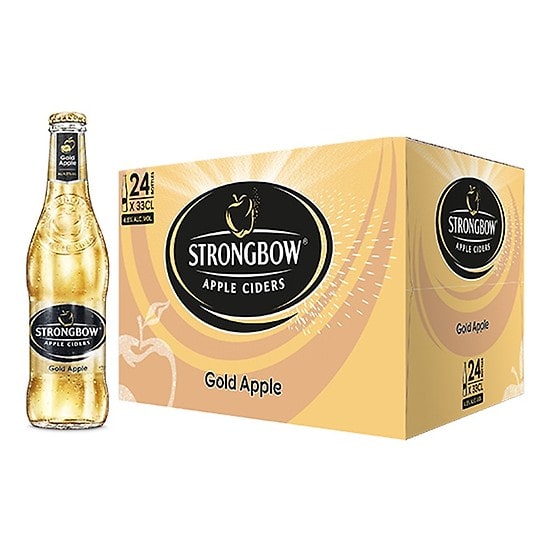 Bia Strongbow Gold Apple 5%