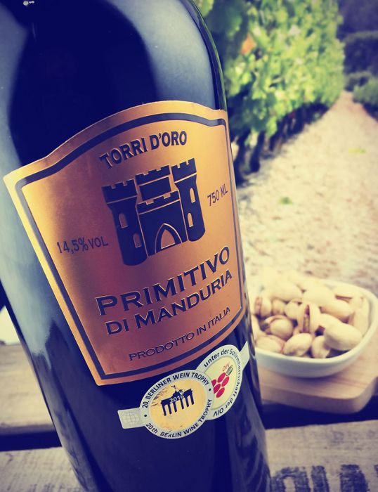 Rượu vang Torrid' oro DOC Primitivo