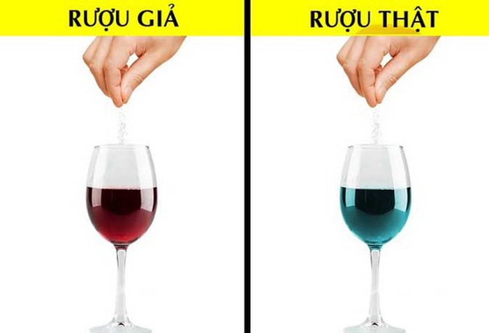 cách nhận biết rượu vang thật giả