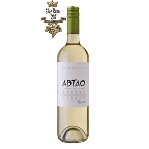 Rượu Vang Trắng Abtao Reserva Sauvignon Blanc có mầu vàng rơm nhẹ nhàng. Hương vị của trái cây nhiệt đới như cam quýt.