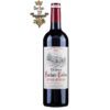 Rượu Vang Château Rocher Calon Montagne Saint Emilion có mầu đỏ đẹp mắt. Loại rượu này đã giành được huy chương vàng
