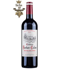 Rượu Vang Château Rocher Calon Montagne Saint Emilion có mầu đỏ đẹp mắt. Loại rượu này đã giành được huy chương vàng