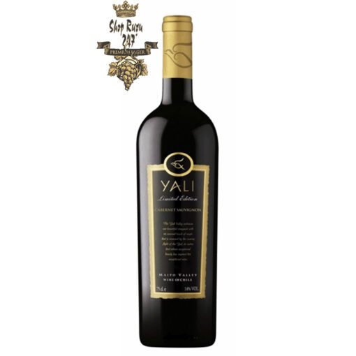 Rượu Vang Chile Yali Limited Cabernet Sauvignon có mầu đỏ ruby mãnh liệt. Hương thơm của các loại trái cây đến từ thung lũng Maipo