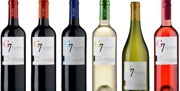 List những chai rượu G7