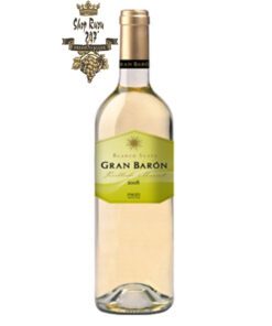 Rượu Vang Tây Ban Nha Gran Baron Blanco Suave Có mầu vàng nhạt ánh xanh. Hương thơm từ quả bưởi, cam, chanh