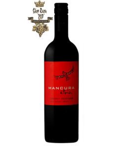 Rượu Vang Chile Đỏ Mancura Etnia Cabernet Sauvignon có mầu đỏ ruby tươi. Hương thơm của quả mọng đen hòa lẫn với hương thơm