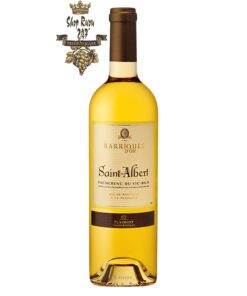 Vang Pháp Plaimont Saint Albert Pacherenc du Vic Bilh 50 cL White là dòng rượu vang trắng mang hương vị mộc mạc của trái cây họ cam, quýt