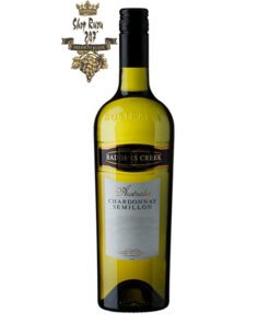 Vang Úc Badger Creek Chardonnay Semillon có màu vàng chanh đẹp mắt. Nó là một loại rượu gợi cảm, tinh tế và rất dễ uống