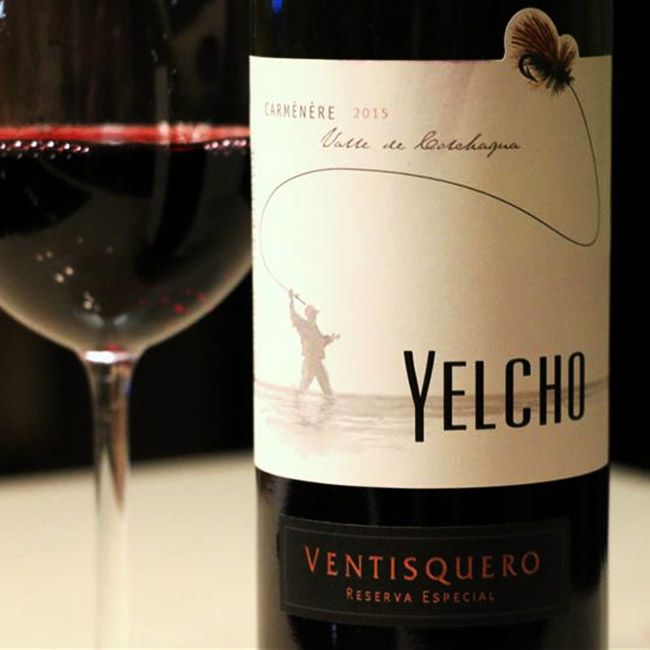 Chi tiết nhãn chai Ventisquero Yelcho Cabernet Sauvignon