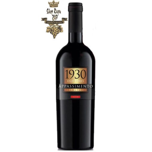 Shopruou247_hinh_anh_ruou vang 1930 Old Wines Appassimento Primitivo THLG 1