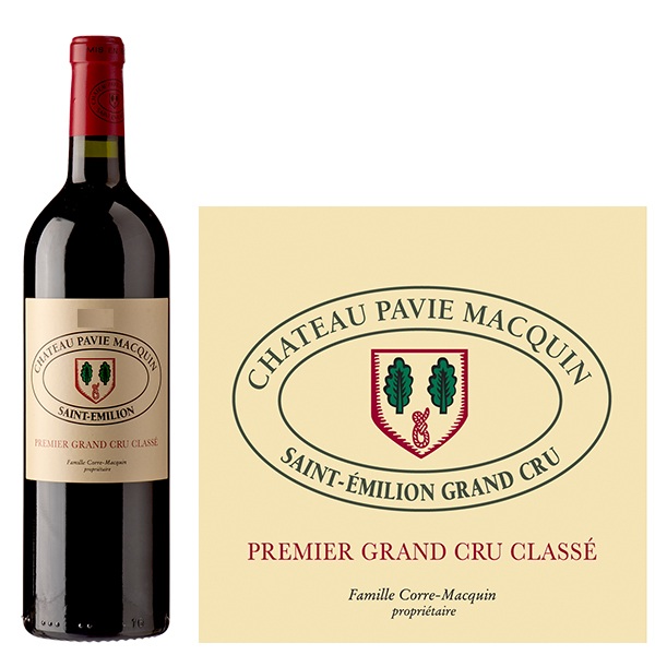 Rượu Vang Đỏ Pháp Chateau Pavie Macquin có màu đỏ anh đào đậm sâu. Hương thơm lan tỏa của trái cây mầu đỏ tươi như quả mâm xôi,