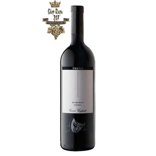 Rượu Vang Ý Đỏ Gianni Gagliardo Barolo Preve có mầu đỏ thẫm đậm sâu. Hương thơm của các loại quả anh đào, mâm xôi, cherry