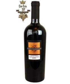 Rượu Vang Đỏ Salice Salentino Riserva Conte di Campiano có mầu đỏ với phản xạ garnet. Hương thơm mạnh mẽ và dễ chịu
