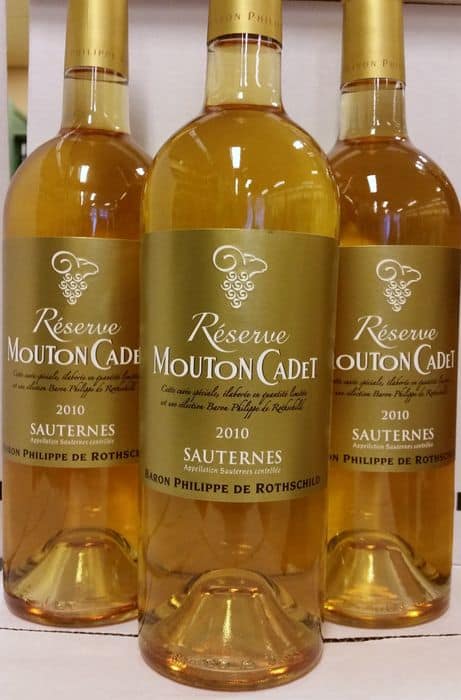 Rượu vang Pháp Baron Philippe de Rothschild Mouton Cadet Reserve Sauternes White