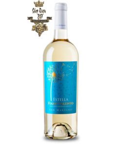 Rượu Vang Trắng Estella Fiano Salento IGP có mầu vàng rơm với ánh xanh. Hương thơm của các loại trái cây nhiệt đới .