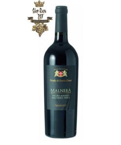 Rượu vang Malnera NegroAmaro Malvasia Nera Salento Giorgio là một niềm tự hào của rượu vang Ý. Dòng rượu vang này gây ấn tượng mạnh mẽ với hương thơm của các loại trái cây vỏ đỏ chín mọng cụ thể như anh đào, mâm xôi, tổng hòa cùng hương thuốc lá thâm trầm và gỗ sồi đặc trưng dịu nhẹ