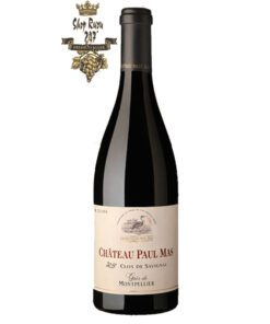 Rượu Vang Pháp Chateau Paul Mas Clos De Savignac có mầu đỏ ngọc ánh tím. Hương thơm phức tạp của các loại café, cacao