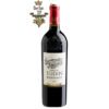 Rượu Vang Pháp Đỏ Chateau Tudin Bordeaux có mầu đỏ đậm sâu. Hương vị của mận đỏ và trái cây, quả mọng đen