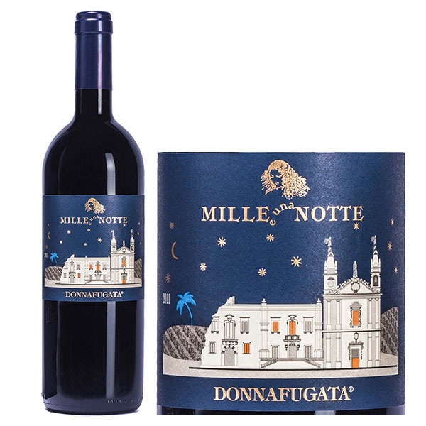 Vang Ý Đỏ Donnafugata Mille E Una Notte Terre Siciliane IGT từ  nhà máy rượu Donnafugata  Mille e una Notte DOP