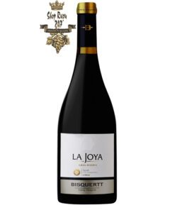 Rượu Vang Đỏ La Joya Reserva Carmenere Bisquertt có mầu đỏ tía. Hương thơm của trái cay chín đỏ cùng các ghi chú