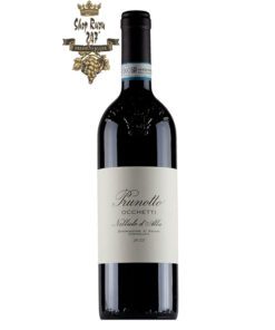 Rượu Vang Đỏ Prunotto Occhetti Nebbiolo dAlba DOCG có mầu đỏ của Ruby có cường độ tốt với garnet. Hương thơm thanh lịch với gợi ý của quả mâm xôi,