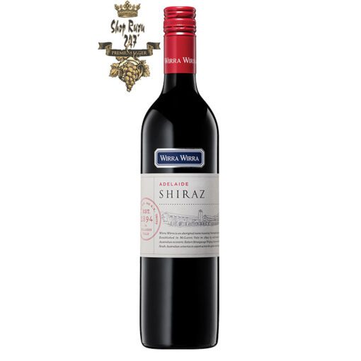 Rượu Vang Đỏ Úc Wirra Wirra Adelaide Shiraz có màu đỏ thẫm rực rỡ. Hương thơm lan tỏa của trái cây như mận, dâu và dâu đen