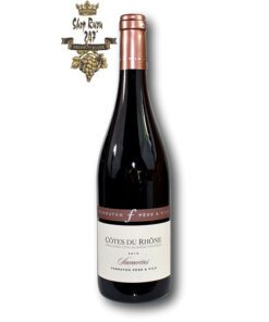 Rượu Vang Đỏ Ferraton Cotes du Rhone Samorens Red có mầu đỏ granet. Hương thơm của quả đỏ chín, mâm xôi, việt quất, quả mọng